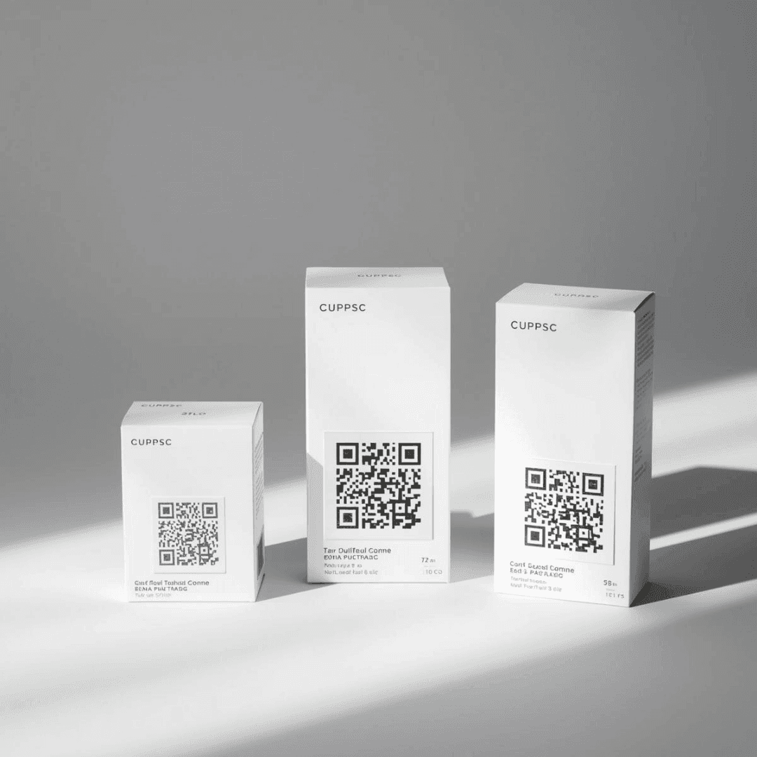 QR code for collecting customer feedback printed on product packaging